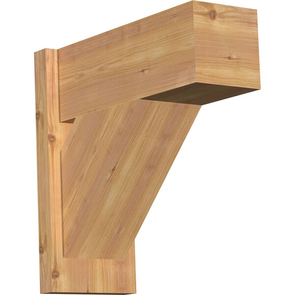 Ekena Millwork Traditional Block Smooth Outlooker, Western Red Cedar, 7 1/2"W x 18"D x 18"H OUT08X18X18TRA05SWR - main